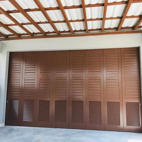 desain pintu garasi custom sistem sliding